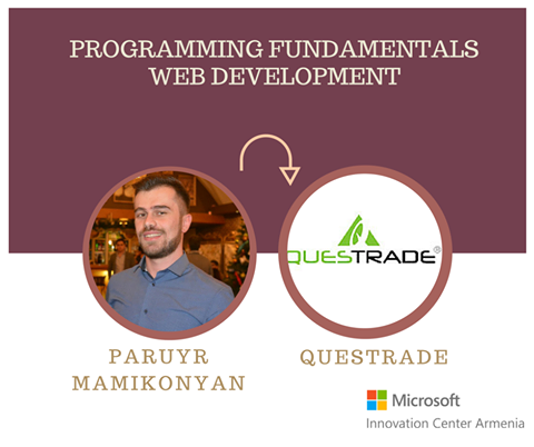 Մեր ուսանողները – լավ աշխատակիցներ/Պարույր Մամիկոնյան